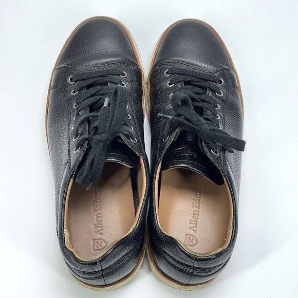 Allen Edmonds PORTER DERBY Men\'s Sz 8.5 D Black Leather Casual Sneakers Shoes main image 4